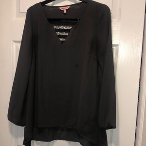 Juicy couture gray and sparkle blouse. Worn once